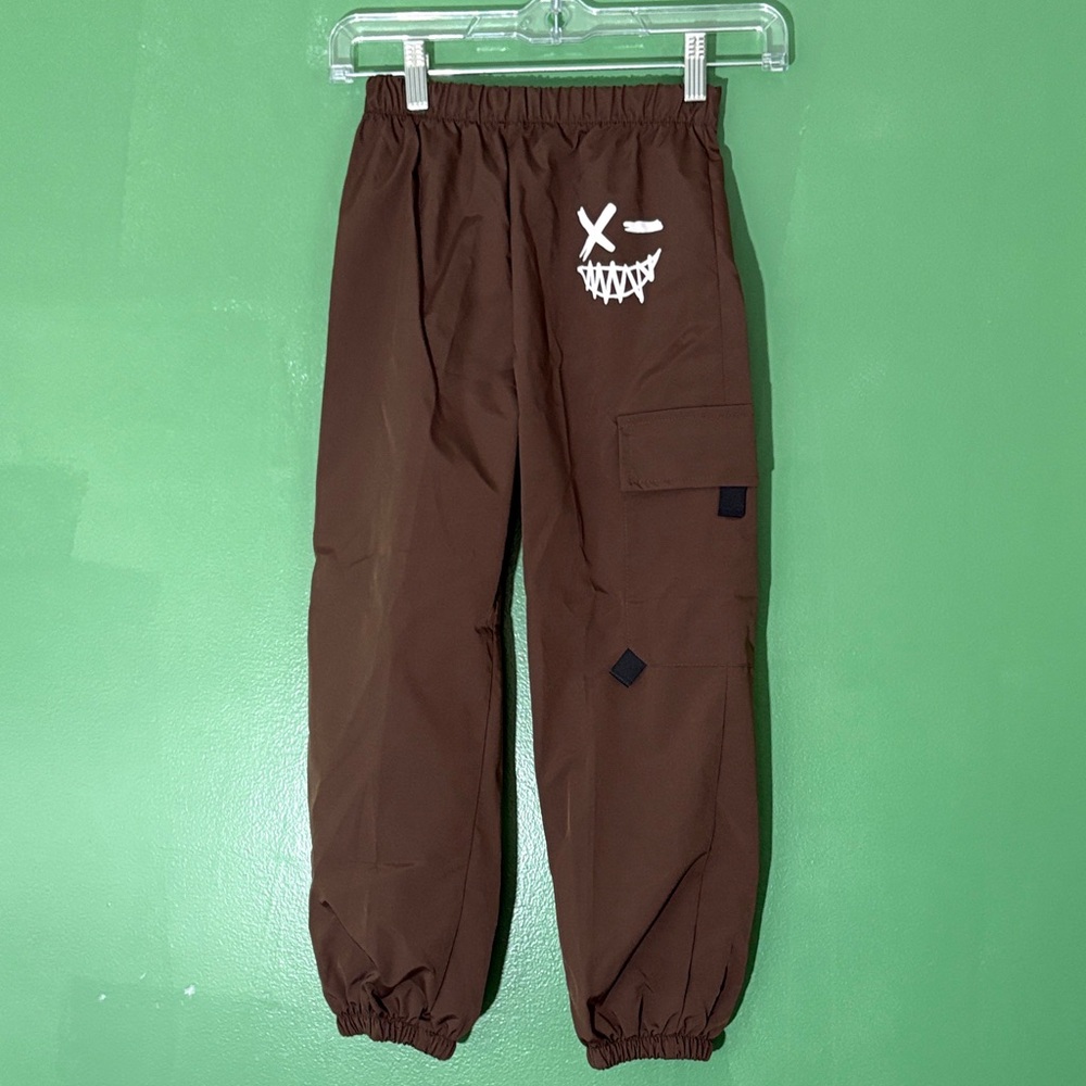 Brown Kids Jogger Pants